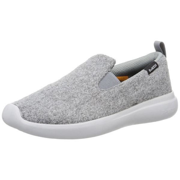 Remedy Japan Made RD0454 Women's Sneakers, Slip-on, Room Shoes, General Medical Devices, Promotes Circulation in the Foot, Fatigue Relief Wide, 4E, gray