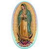 CafePress Virgin Guadalupe Oval Car Bumper Sticker