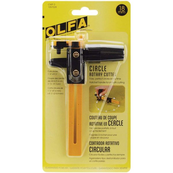 Olfa Circle Cutter, Cotton, Yellow