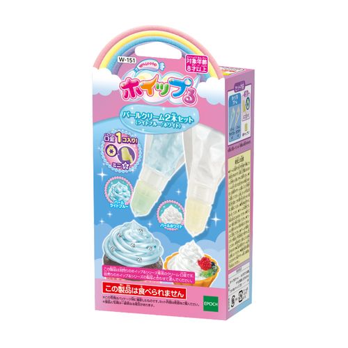 Whipple EPOCH W-151 ST Mark Certified, For Ages 8 and Up, Toy Decoration, Pastissier, Making Toy, Set of 2, Light Blue/White, Whipple EPOCH