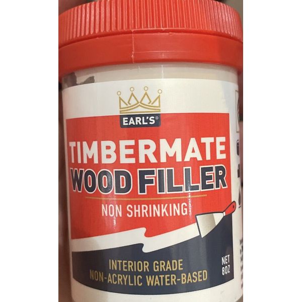 Timbermate White Hardwood Wood Filler 8oz Jar