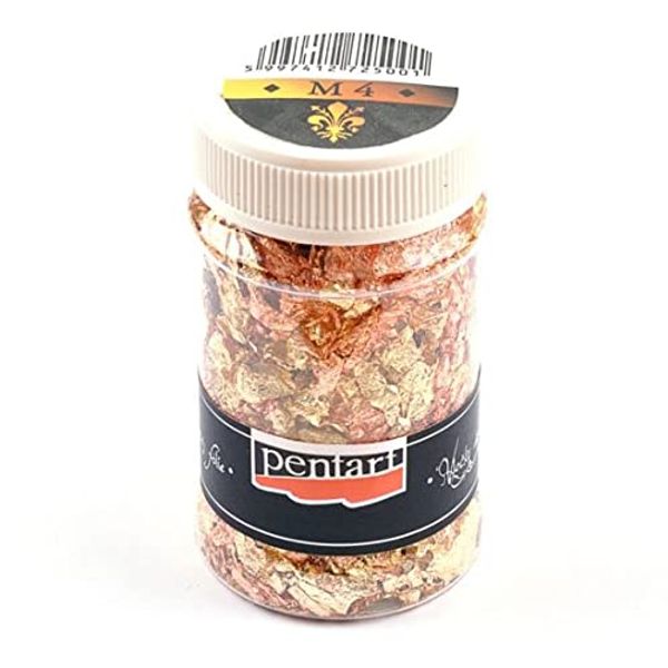 Pentart Metal Flakes, 100 ml, Mixed M4, Multi, ONE