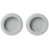 Poolmaster 36626 Swimming Pool Ladder Bumper Cap Set, Outside Plug Fit, 2-3/4-Inch Diameter, Medium, White