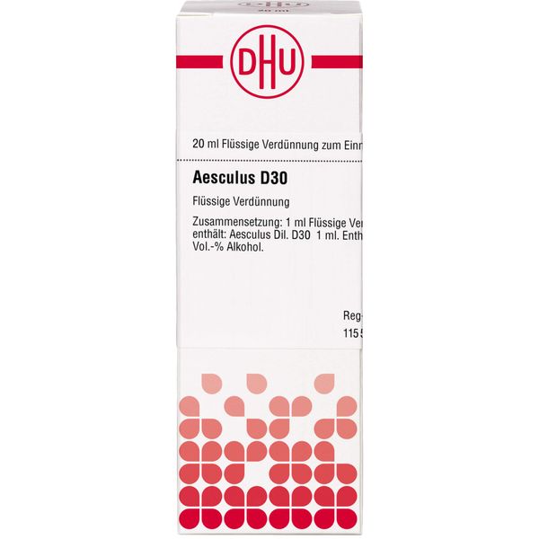 DHU Aesculus D30 Dilution, 20 ml Lösung