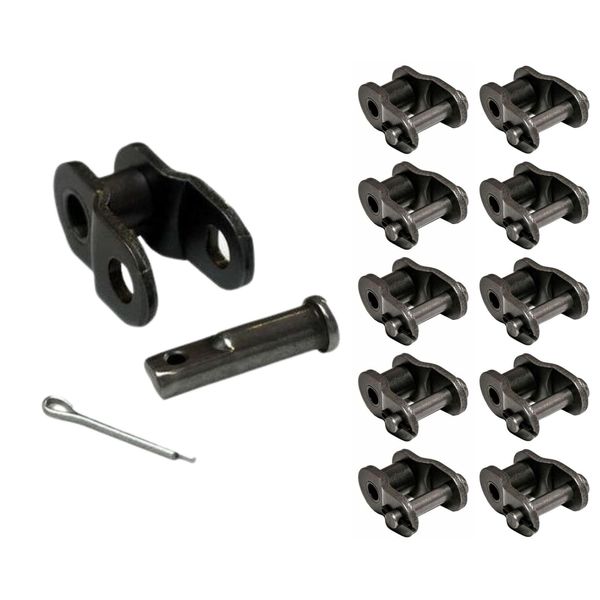 Jeremywell 25 Standard Roller Chain Offset Link (10PCS)
