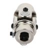 SCITOO 3/4 Round x 3/4" DD U-Joint Steering Single Universal Joint Coupling Chrome 83mm