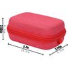 Dedicated Storage Case for Canon Power Shot SX620HS/720HS/730HS/740HS Compact Digital Camera (Red)