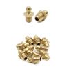 sourcing map 10pcs M8 x 1.25 Thread Brass Straight Grease Nipple Fitting for Car