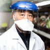 Full Face Safety Shield Flip Up Visor Tool Mask Clear Glasses Eye Protection