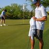 Devant Sport Towels - Caddy Golf Towel, Red/Blue/White