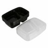 Reusable 32 oz Meal Prep Containers 2 Compartment W/ Lids 40 pack, base & lid