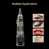 Cartridge Needles – BIOMASER 10PCS Sterilized Permanent Makeup Cartridge Needles Tattoo Needle Fits for Permanent Makeup Machine Pen T100 P1 X1 for Eyebrow Eyeliner Lip (1R-0.25MM)