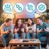 Jesiah Controller Adapter for GameCube Switch Wii U PC, 4 Port Game Controller Converter