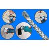 1/8" Drywall Cut Out Drill Bit Rotary Guidepoint HSS Cutting Router Bits-100Pcs