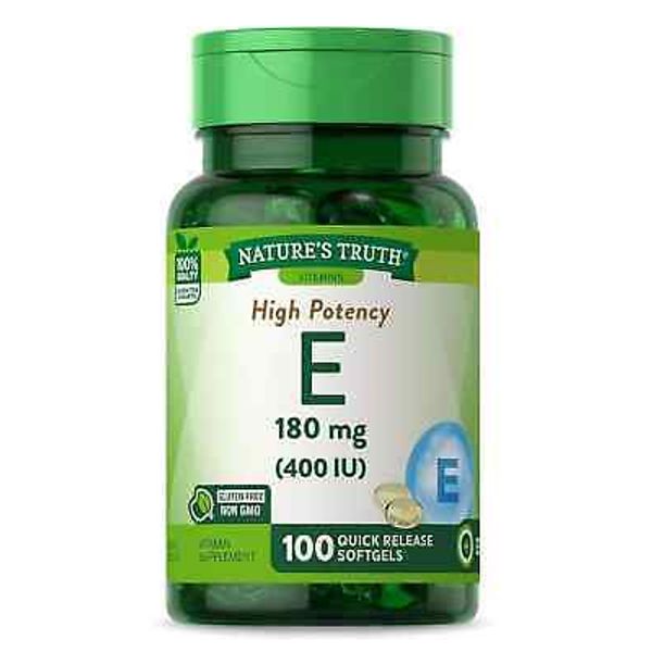 Nature's Truth High Potency E 180mg (400 IU), 100 Softgels