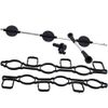 TBVPARTS Intake Manifold Swirl Fin Repair Kit for A4 A5 A6 Q5 Q7 2.7 3.0 TDI V6 059129712BC 059129711AG 059129712BE 059129711AF 059129712E 05912 12971 2BQ 059129712BL