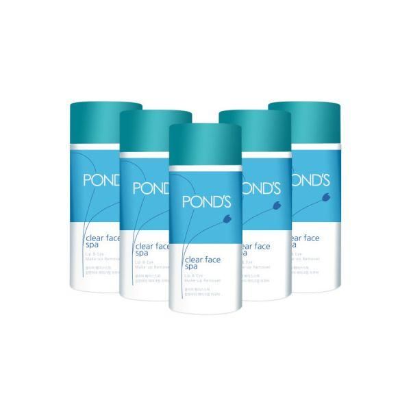 Pond&#39;s Clear Face Spa Lip &amp; Eye Makeup Remover 120mlX5ea