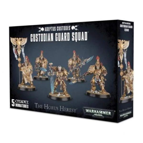Games Workshop 99120108006 "Adeptus Custodes Custodian Guard Miniature Game,Black