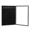 2PCS Jersey Display Case Frame Shadow Rack Box Exquisite Lockable Hanger Wood