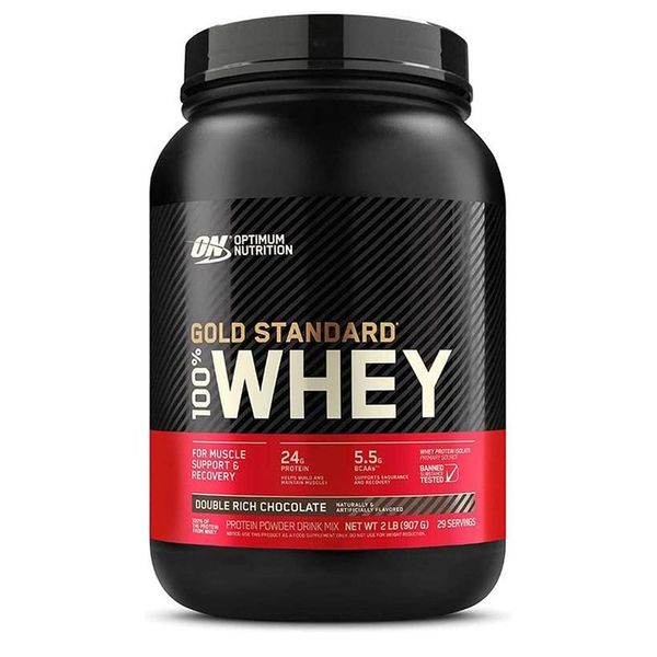 Optimum Nutrition Gold Standard Whey Protein Double Chocolate 907g, 1 Pack, 1 Pack