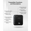 Bluetooth Mini Lavalier Microphone with 18H Battery Life for Vlogs & Interviews