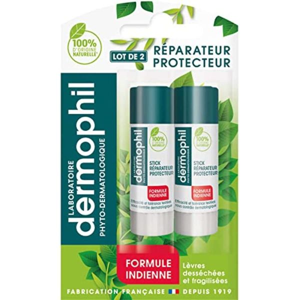 Dermophil Indian formula lipcare stick – 2 sticks of 4 g