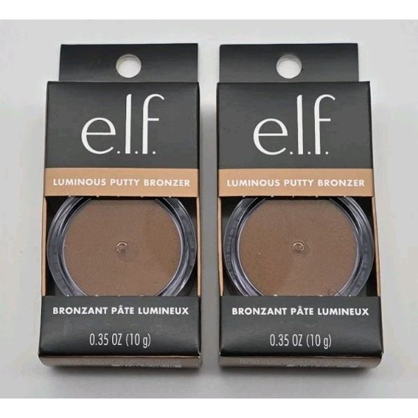 2X e.l.f. Cosmetics Luminous Putty Bronzer 81568 Day Trip 10g