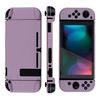 eXtremeRate PlayVital Back Cover for Nintendo Switch Console, NS Joycon Handheld Separable Protector Hard Shell, Customized Dockable Protective Case for Nintendo Switch - Dark Grayish Violet
