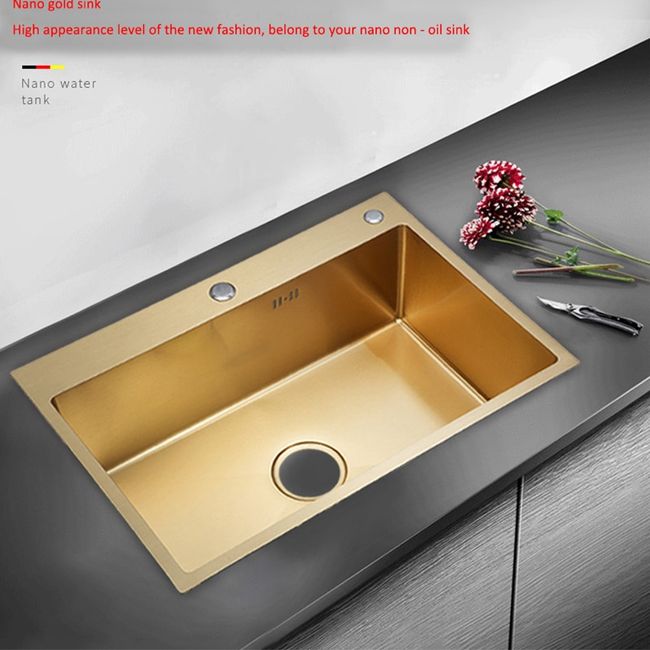 Modern Thickened Kitchen Accessories Nano Handmade Kitchen Sinks