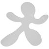 Bolis Italia Splash Cloth Hanger in White Colour, One Size