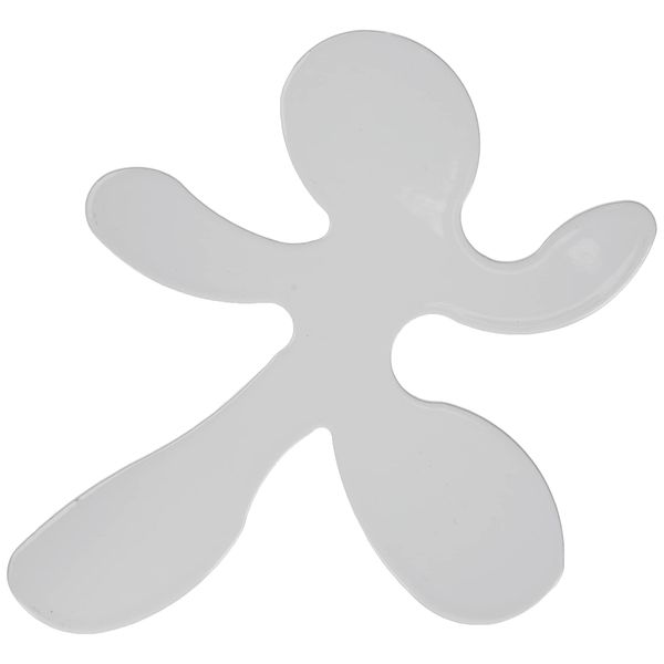 Bolis Italia Splash Cloth Hanger in White Colour, One Size
