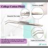 10 Pcs Professional Plaque Remover Kit Oral Care Tools Stainless Steel Double Ended Dental Picks with Scraper, Mouth Mirror, Tweezers & Plugger for Gum Care Cleaning Set with Carrying Case
