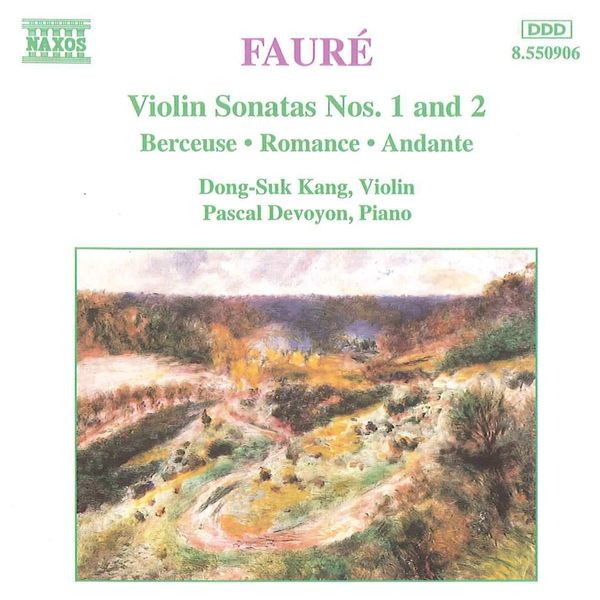 FAURE: Violin Sonatas Nos. 1 and 2