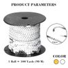 Sliver Sequins String,91 Meter Glitter Plastic Sequin Ribbon,Sequin Trim,6mm Flat Round Sequins,Sequin Fabric Material for Crafting,Sewing