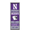 Northwestern Wildcats Banner and Scroll Sign