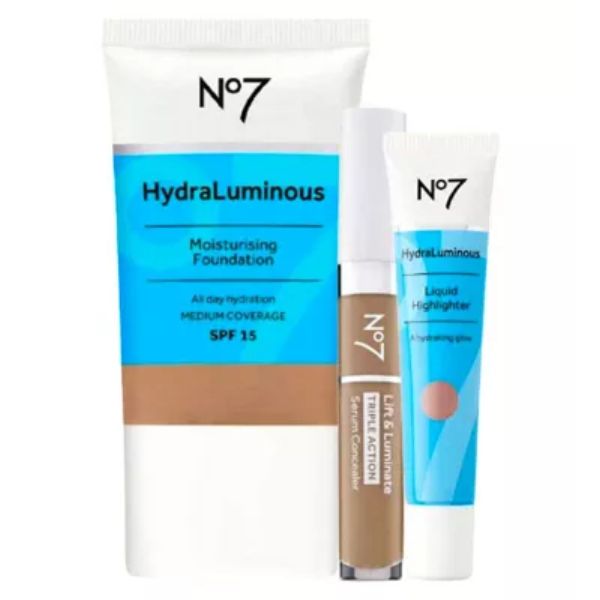 No7 Base & Glow Medium Bundle