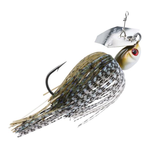 Z-Man Project Z Chatterbait Spinnerbaits, Green Pumpkin, 1/2 oz