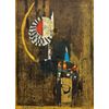 John Friedlander "Abstract I"  Rare Custom Framed Stone Signed Lithograph NEW