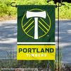 Portland Soccer Double Sided Garden Flag