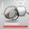 Evans Drum Heads - EC2S Clear Tom Drumhead, 12 Inch