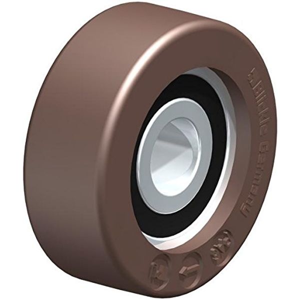 Blickle Guide Roll with Thermoplastic Polyurethane Running Surface which FPU 30x11/8 7 K with Ball Bearing Diameter 30 mm
