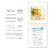 Spellbinders STP-088 Garden Favorites Sentiments Clear Stamp Set
