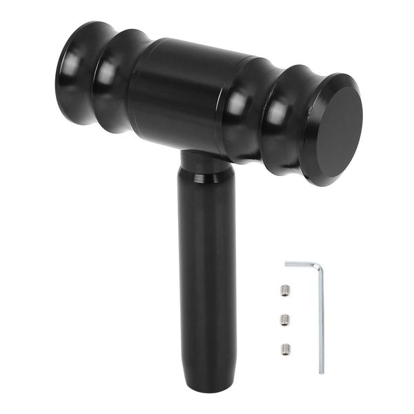 X AUTOHAUX Universal Car T-Handle Shift Lever Knob Shifter Replacement Black