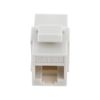 NavePoint CAT6A UTP Inline Keystone Coupler, 10 Pack, Grey