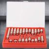 22 Pcs Digital Dial Indicator Points Set, Digital Indicator End Tip Point Set 0.01mm Dial and Electronic Indicator Point Set for Dial Gauge