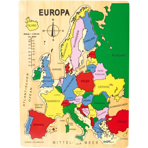 Legler Europe Wooden Puzzles