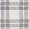 VHC Brands Plaid Standard Sham, Black, 21x28