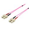 Equip LWL-Patchkabel-Glasfaserkabel SC->SC 50/125mμ 1.00m Multimode Duplex Violett Polybeutel
