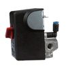 Condor 034-0246 Air Compressor Pressure Switch 105-135 PSI Black Push Button Wall Mount Auto/Off