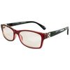 Bifocal Glasses Red & Black Unisex Frames Quality Readers Sprung Hinges BDF23 (+2.50)